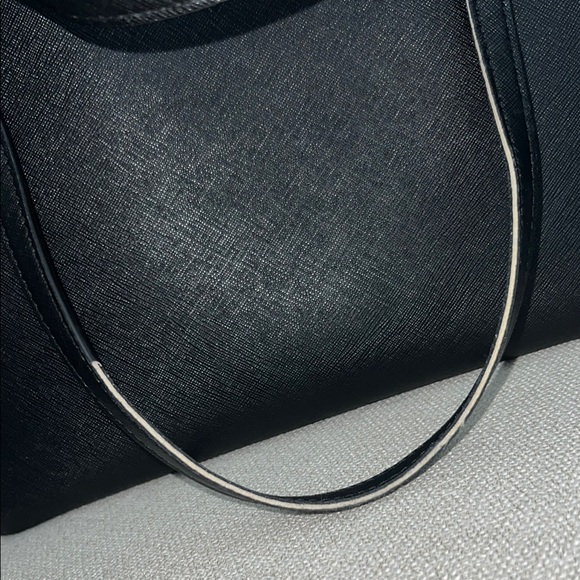 Tory Burch Small Black Leather Tote Bag - Picture 9 of 9